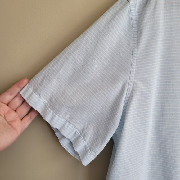 Vineyard Vines Mens Button Down Shirt Size XXL Slim Fit Murray Cotton Linen - Picture 6 of 12